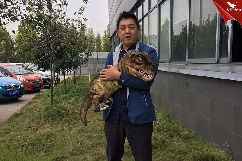 恐龍手偶，抱在手里的恐龍