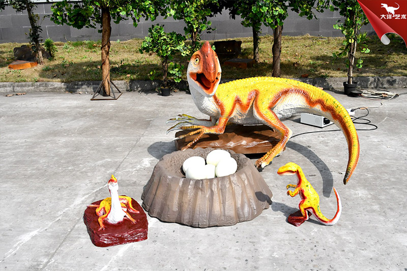 仿真竊蛋龍，仿真恐龍模型租售服務(wù)