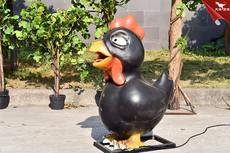 仿真動物雕塑，卡通雕塑，公雞雕塑