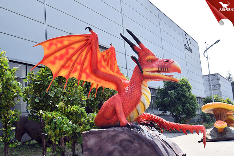 仿真火龍，仿真恐龍模型