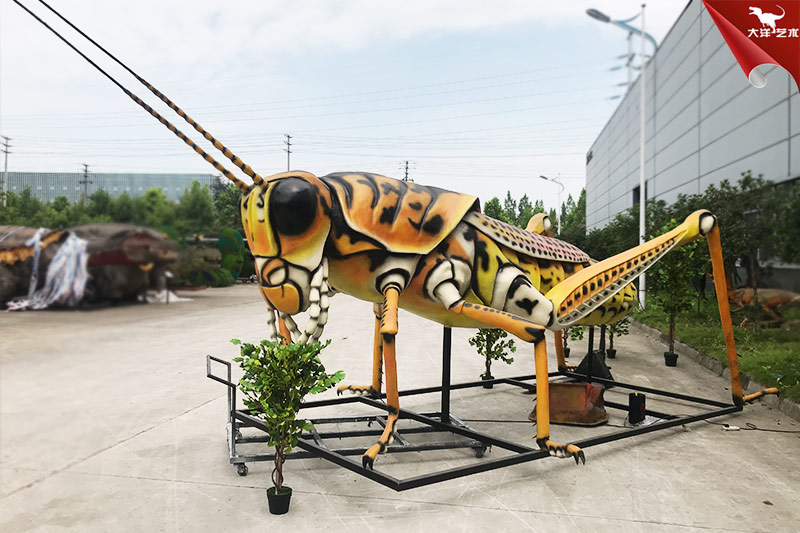 蚱蜢，仿真昆蟲模型制作