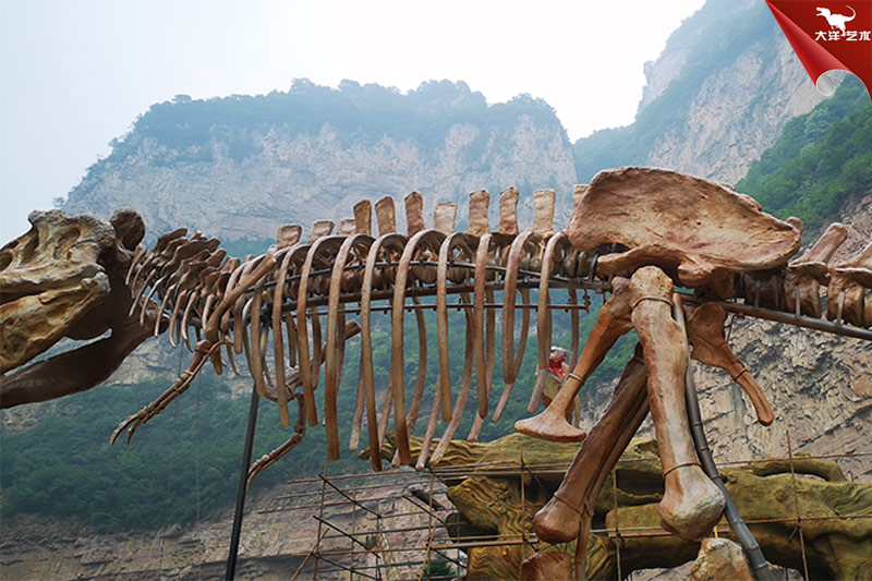 恐龍化石骨架，霸王龍化石骨架