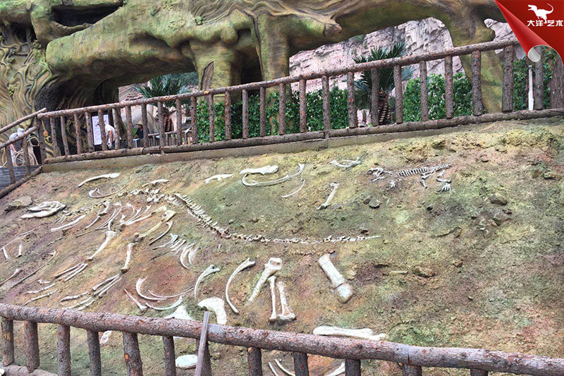 恐龍化石，恐龍骨架模型